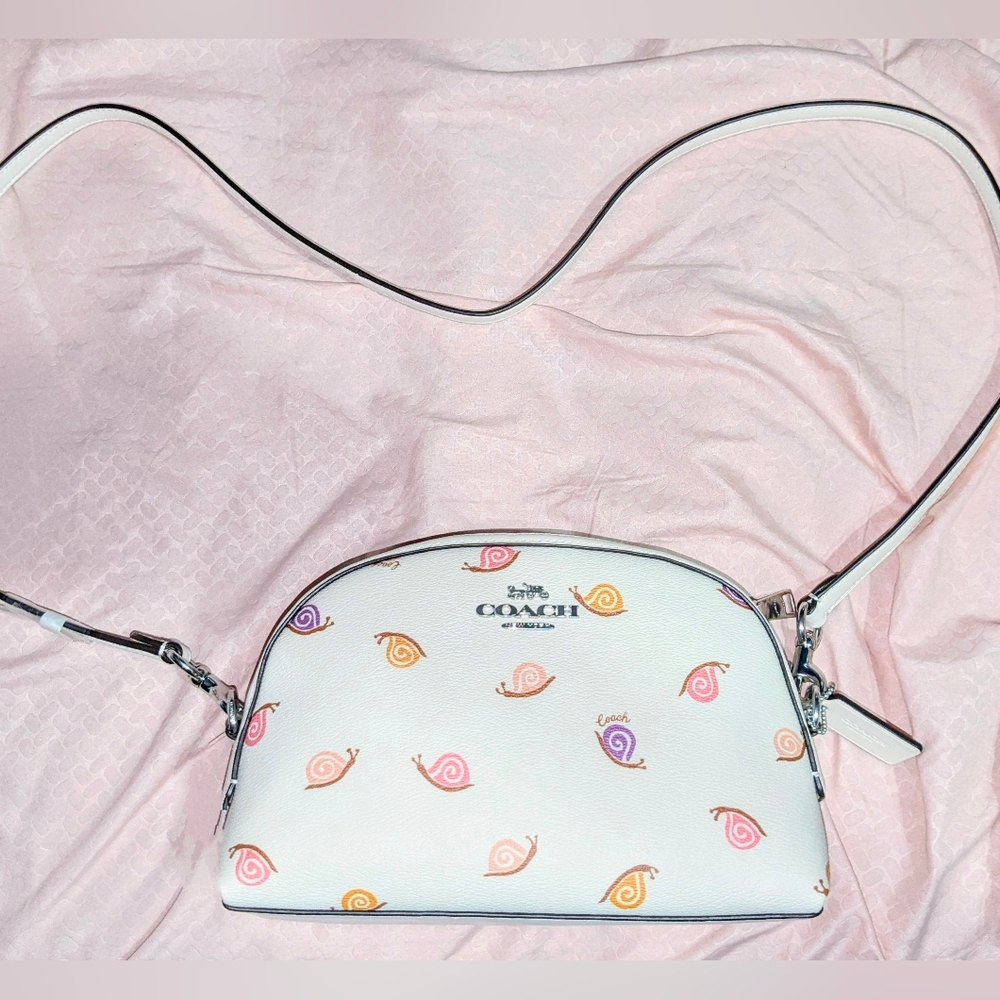 ✨ RARE Coach x Kiki’s Delivery Service Snail Print Crossbody – A Must-Have Colle